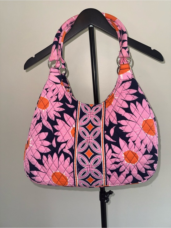 Vera Bradley Handbags - Vera Bradley Pink ‘She Loves Me’ Sunflower Quilted Shoulder Bag